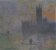 Claude Monet, Houses of Parliament,Fog Effect